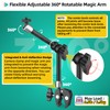 9.8" Adjustable Magic Arm w Clamp, Articulating Magic Arm Camera