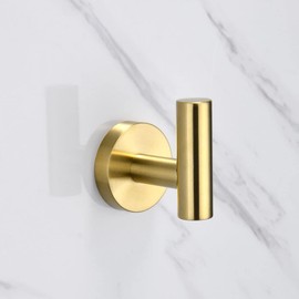 Wall Hanging Hook, Wall Organizer Hook, Storage Hook, Coat Hook, Load Capacity 22.0 lbs (10 kg), 90 Degree Hook Design, Rustic Metal Coat Hook, Stainless Steel, Kitchen Tool, Towel Hook, Dual Purpose