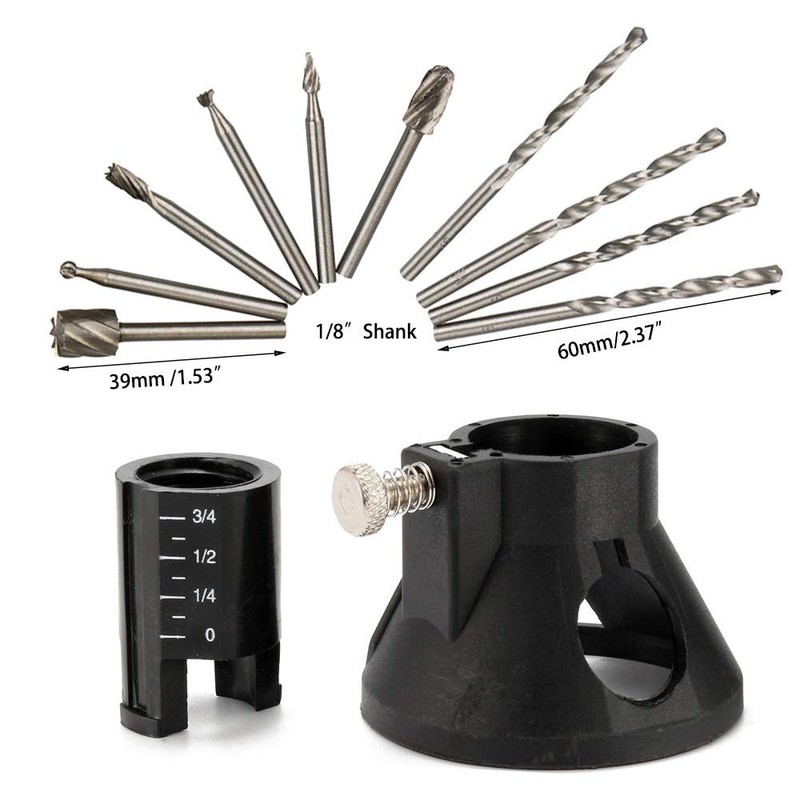 Saipor Multifunctional Cutting Set Carving Rotary Locator Milling Attachment with