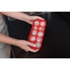 HIC Kitchen Cannonball Silicone Ice Cube Tray, Non-Stick, Makes 10