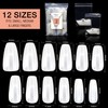 By Vixi Medium oval nail set, free glue and preparation