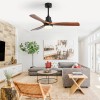 USA in Stock 52 Inch Ceiling Fan with Lights and