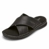 Rockport Men's Darwyn Xband Black Lea Ii Sandal, Size 9.5