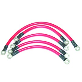 United Metro Golf Cart E-Z-GO 7505202PKG Battery Cable Set, Medalist/TXT 1994+ (4 Gauge)