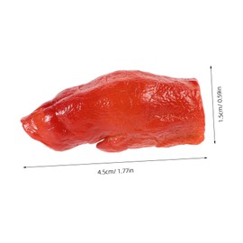 KICHOUSE 6 Pack Mini Pig Feet Prop Realistic Simulation Food Decor Pig's Model for Display