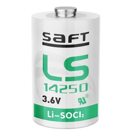 KCATDREY 1 X LS14250 1/2 AA 3.6V Batteries for PLC Device Dog Collar Watch