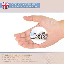 Destination Vinyl ltd Magnet for Refrigerator, Fridge - Cute Dalmatian Puppy Dog Vet for Office, Cabinet and Whiteboard, Magnetic Stickers, 2698