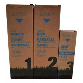 Salerm Biokera Shampoo Miel 300ml + Mask 200ml + Serum