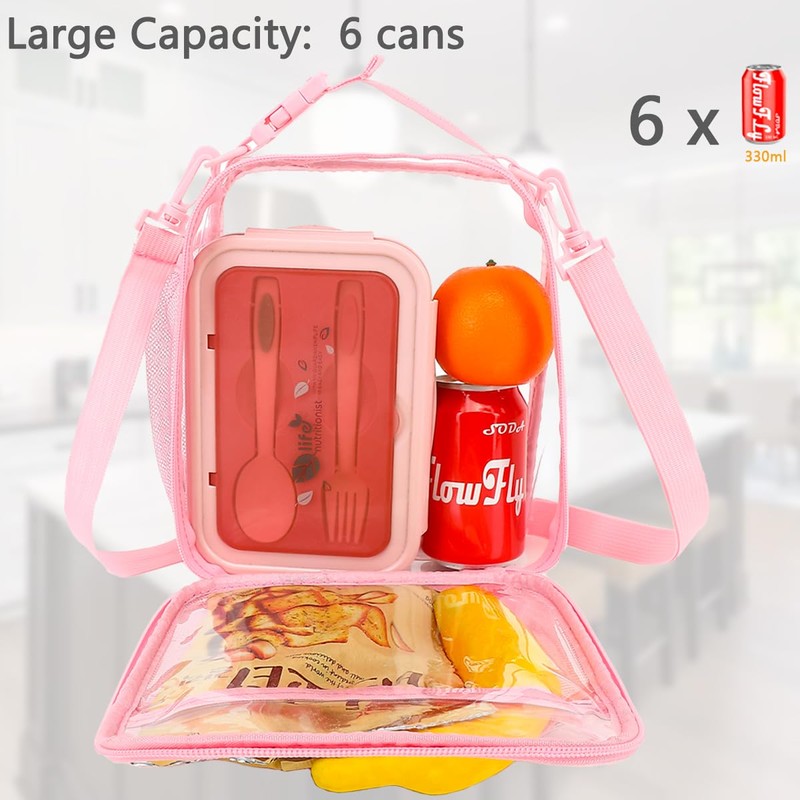 FlowFly Kids Lunch box Insulated Soft Bag Mini Cooler Back