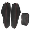 3pcs Center Console Armrest Pad Covers PU Leather Protectors Fit