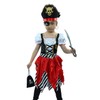 Rabtero Luxury Pirate Costume Dress for Girls,Buccaneer Princess Dress with