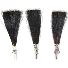 mei LebensGfui Traditional Gamsbeard Approx. 13 cm with Various Designs, blue