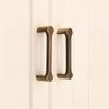 Infinity Decor Pack of 2 Antique Brass Tulip Cabinet Door