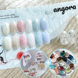 First Street Gel Pulse Gel Angora 8-piece set Velvet Gel Knit Nail / 퍼스트스트릿젤 펄스젤 앙고라 8종 세트 벨벳젤 니트네일