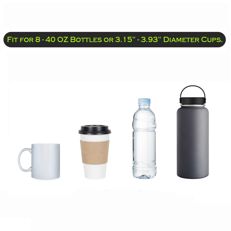 LITTLEMOLE Large Car Door Cup Holder, Vehicle Armrest Cup Holder