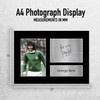HWC Trading A4 George Best Ireland Gifts Printed Autograph Picture