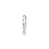 Thomas Sabo CR704-051-14 Women's Single Hoop Earrings Infinity Zirconia 925