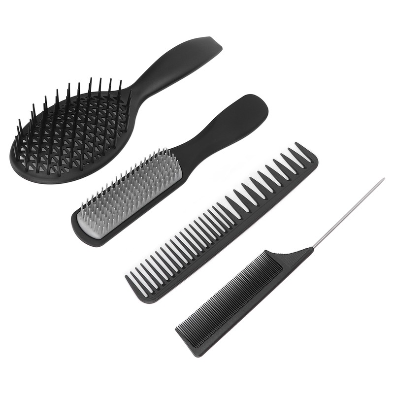 4pcs Multifunctional Hair Comb Set Tail Comb Tail Comb 9
