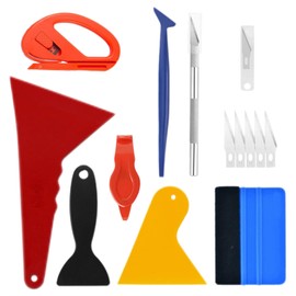 Irunfast 13 PCS Vinyl Wrap Tools, Professional Vinyl Wrap for Cars, Window Film Kit, Vinyl Squeegee Tool for Car Vinyl Wrapping, Car Film, Glass Film, Furniture Film, Advertising Film
