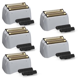 FAMELEC for Andis Foil Shaver Replacement Foil TS1 17220 TS2 17200 Electric Razor, Hypoallergenic Gold Foil Shaver Blades Replaces 17155 17280 Pro Foil and Cutters Shavers (5 Pack)
