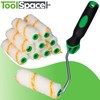 ToolSpace Set of 10 Paint Rollers + Handle - 11