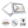 CEESC Extra Large Cat Door (Outer Size 11"x9.8"), Weatherproof, White,