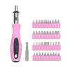 FASTPRO 42-Piece Ratcheting Screwdriver set, Pink