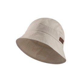 Sterntaler Safari Hat Plain - Safari Hat Made of Organic Poplin with UV Protection 50+ - Unisex Children's Hat Plain - Children's Sun Hat for Optimal Sun Protection, beige, 51