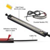 Riloer 2PCS LED Light Bar, Universal Motorcycle Indicator Light Dual