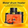 55-Gallon Metal Drum Heater，10 * 68.5 inch Insulated Band Heater，1200