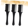 WOONEKY 3pcs Hair Cutting Comb Set Dual Sided Haircut Devices