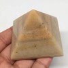 WatanGems 131.2g,2.1"x1.7" Natural Yellow Aventurine Pyramid Gemstone Crystal from India,MF3526