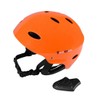 Tontron Wakeboard Kayak Kitesurf Water Sports Helmet (Glossy Orange, M)