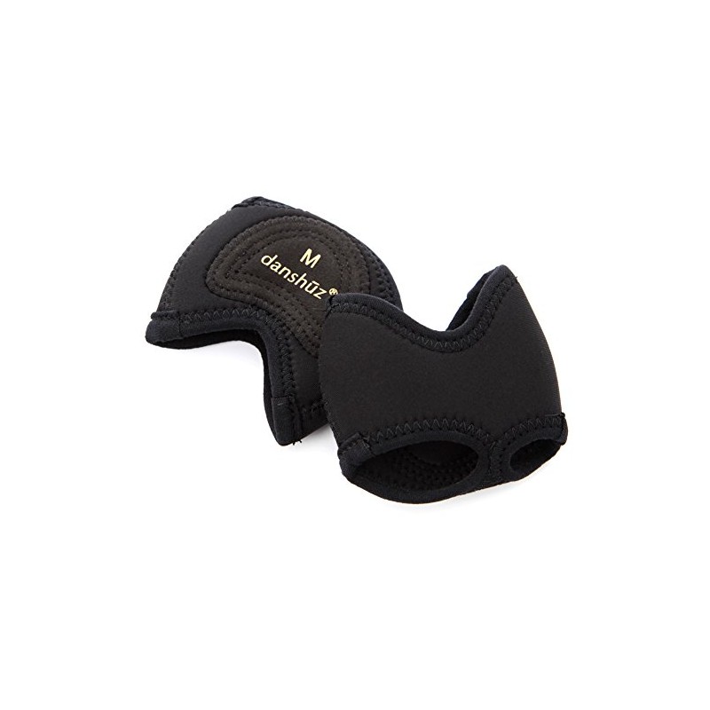 Neoprene Half Sole Lyrical Dance Footwear in Black Medium