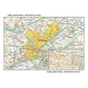 Globe Turner Philadelphia, PA Wall Map, Large - 22.75" x