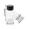 Crystal Clear Sample Bottles, Screw Cap, Laboratory Vials, Essential Oil