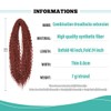 Pouweney 24 Inch 3 In 1 DE Dreadlock Extensions Sets,