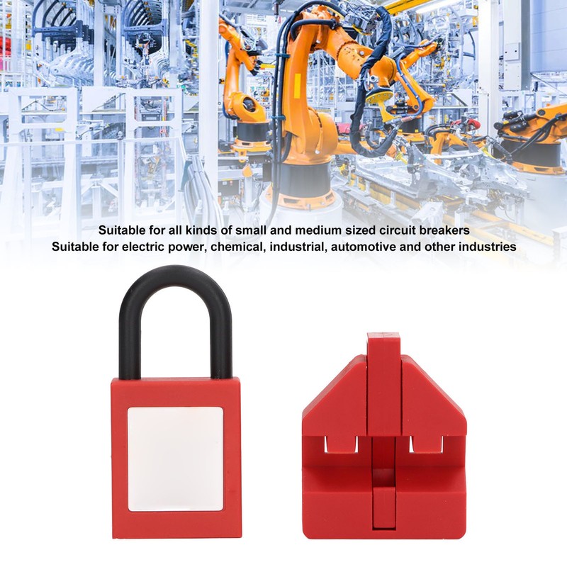 Breaker Lockout Kit Insulating Fireproof Nylon Double Pole Circuit Breaker