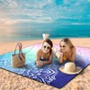 HIHOHO Beach Blanket Waterproof Sandproof Extra Large Beach Mat 79"