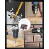 ROTATION 10-Piece Screw Extractor and Drill Bits Set, Bolt Remover