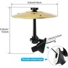 Car Cymbal Air Vent Mini Drum Crash Cymbal For Car