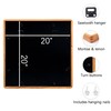 20x20 Solid Cherry Wood Picture Frame with 16x16 Mat Opening