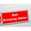 Not Drinking Water Sticker Waterproof Outdoor Vinyl Sticker 150 x