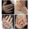 Realistic Small Finger Temporary Tattoos - 10 Sheets Waterproof &