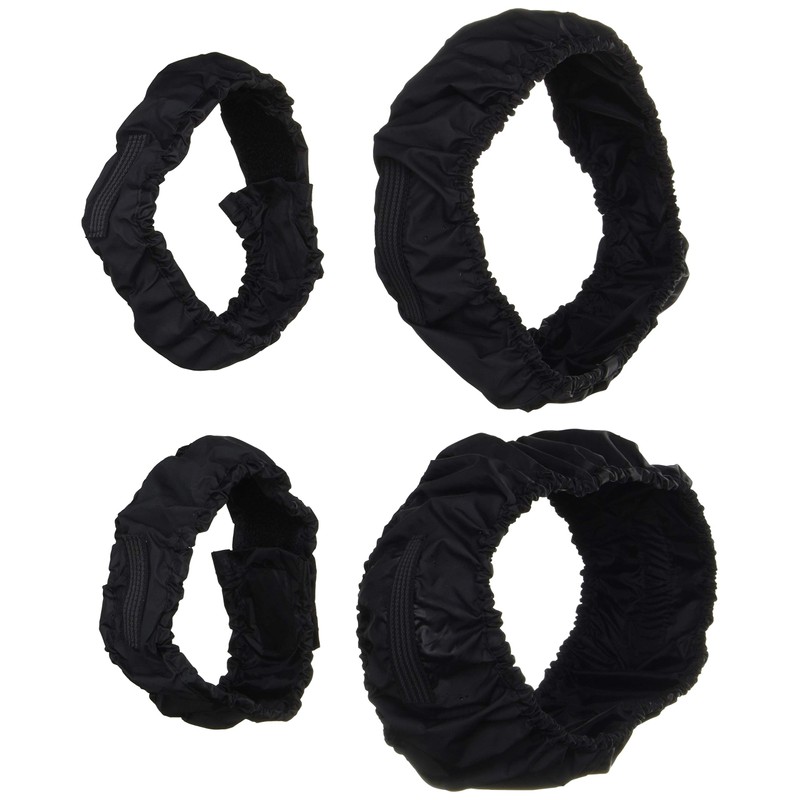 Kowa Corporation SR-140B Wheelchair Tire Raku Cover, Black, 14"