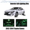 XtremeVision Interior LED for Toyota Camry 2012-2014 (14 Pieces) Green