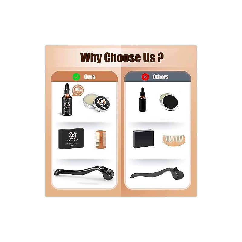 Varolan Kit de Crecimiento y Aseo de Barba - Aceite