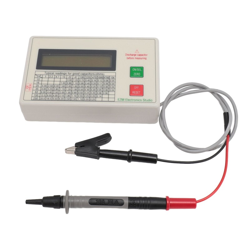 ESR Meter Accurate Smart Shutdown Function Portable ESR Capacitance Tester