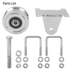 Gudwells Heavy Duty 4” Slide Gate V-Groove Wheel Dual Bearing