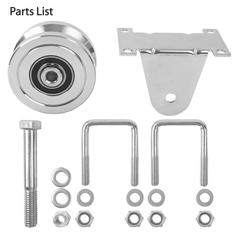 Gudwells Heavy Duty 4” Slide Gate V-Groove Wheel Dual Bearing